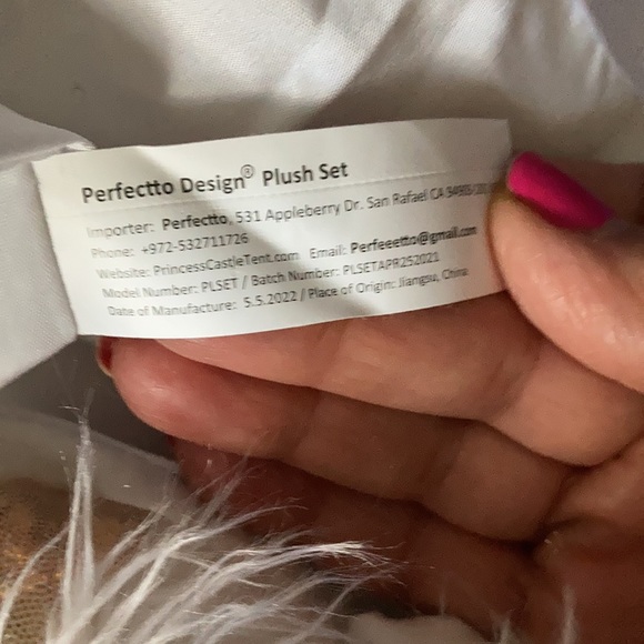 Perfectto Design plush tote bad - Picture 4 of 5